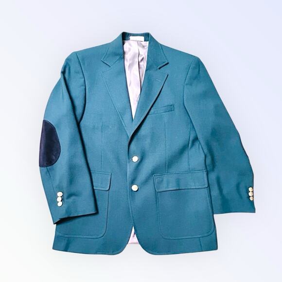 Orvis Other - Orvis Green Blazer Vintage 38S Masters Jacket Brass 2 Buttons Fly Fishing Wool